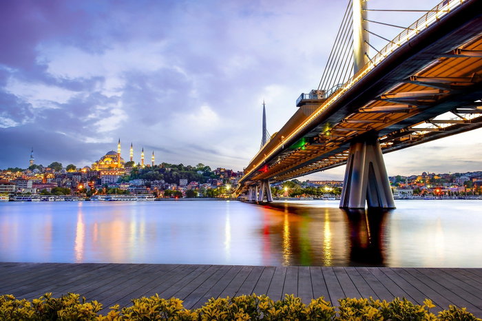 Bridge in Istanbul, Turkey