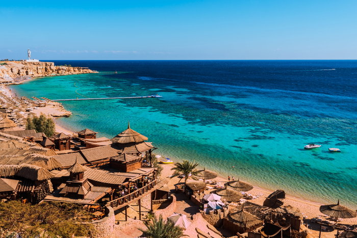Red Sea Coastline In Sharm El Sheikh