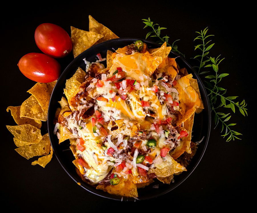 Nachos in a Salt Lake City restaurant