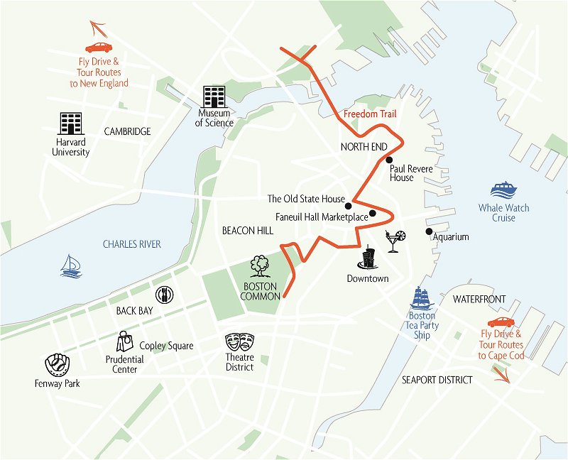 Walking Tour: Downtown Freedom Trail plus Beacon Hill to Copley Square/Back  Bay 2024 - Boston