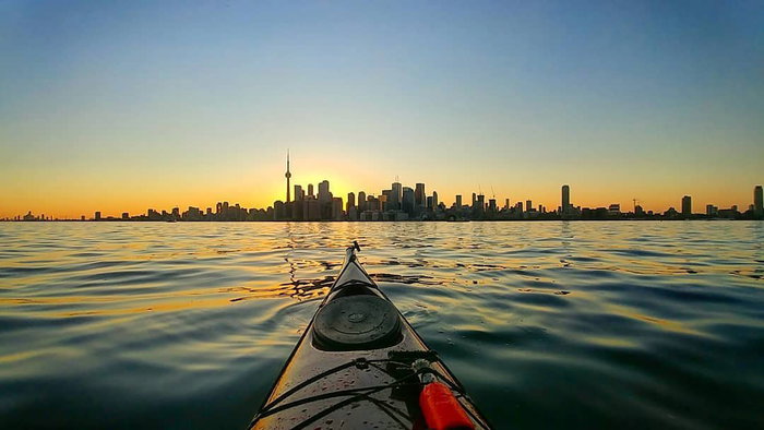 Toronto Skyline From Kayak