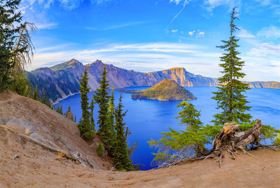 Heading Inland to Crater Lake National Park