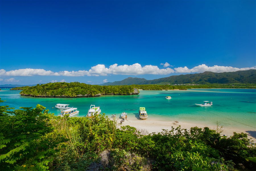 Ishigaki Kabira Bay in Okinawa, Japan