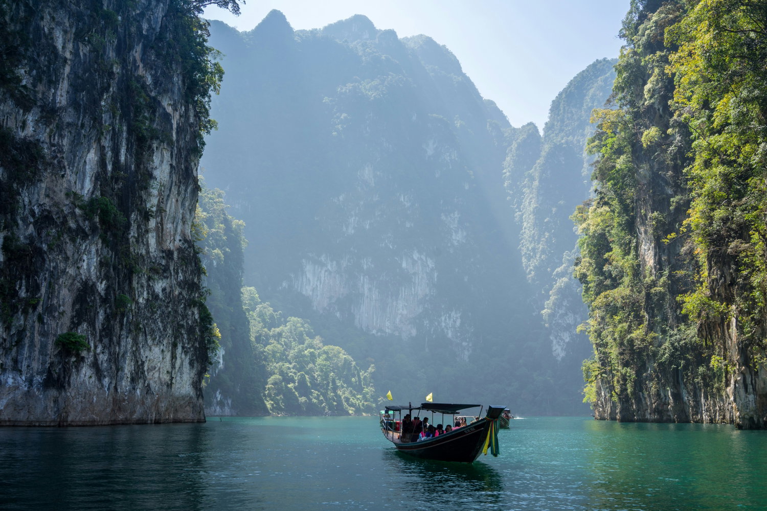 long tail boat in Pha Nga