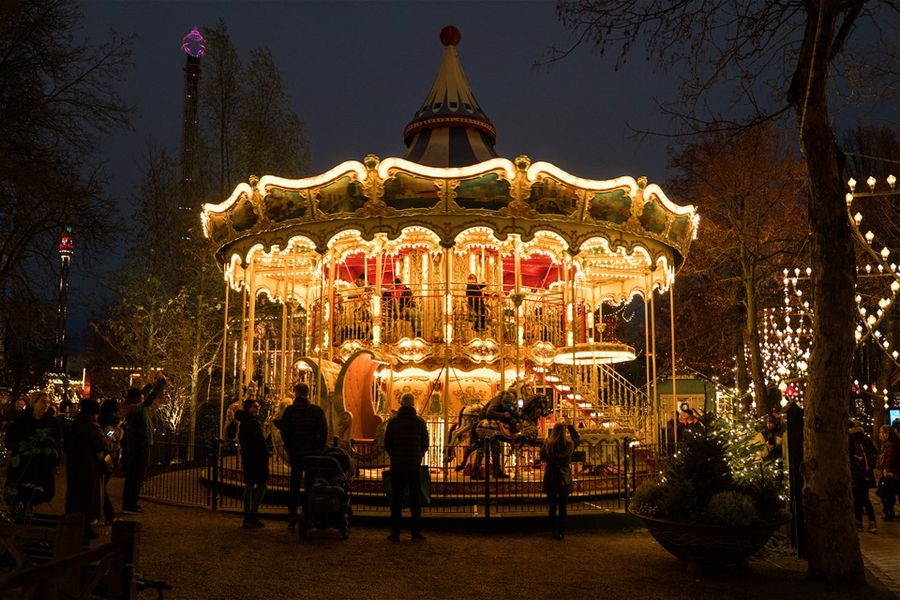 Tivoli Gardens at Christmas