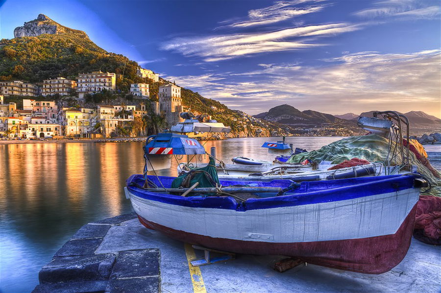 Cetara fishing village, Amalfi coast, Italy