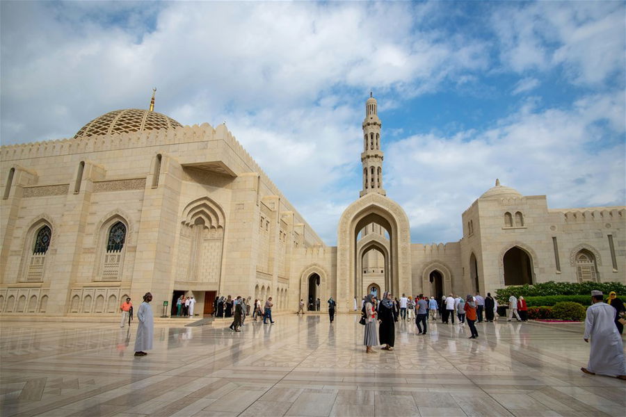 The Grand Mosque in Muscat, Oman