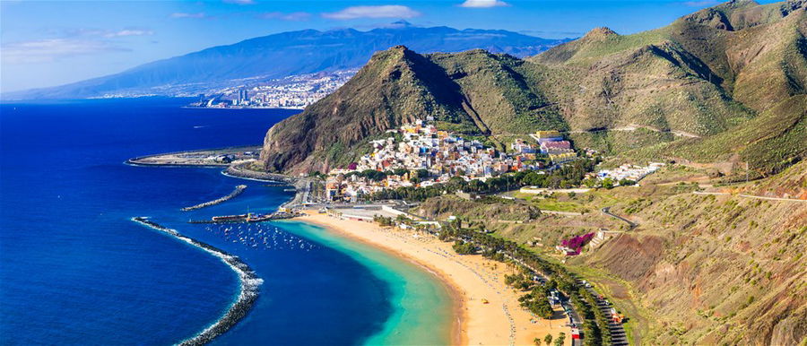 Las Teresitas with scenic San Andres village, Tenerife