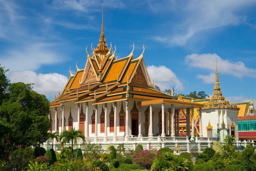 The Silver Pagoda in Phnom Penh, Cambodia