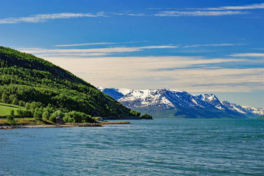 Panorama of Tromso, Norway