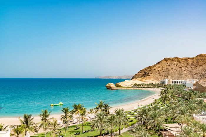 Omani Coast Landscape in east of Muscat, Oman