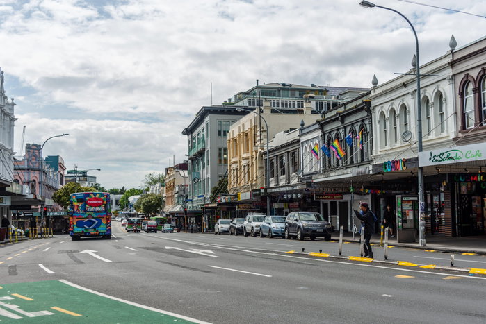 Impressions of the streets and building on Karangahape Road