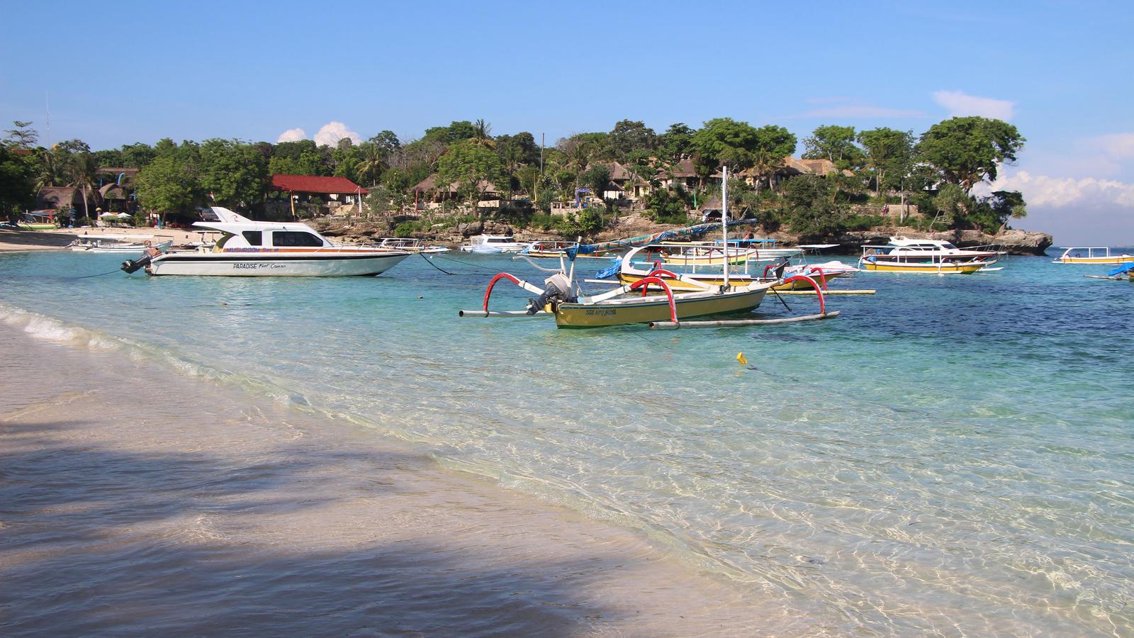 Beautiful Sanur beach on Bali, Indonesia