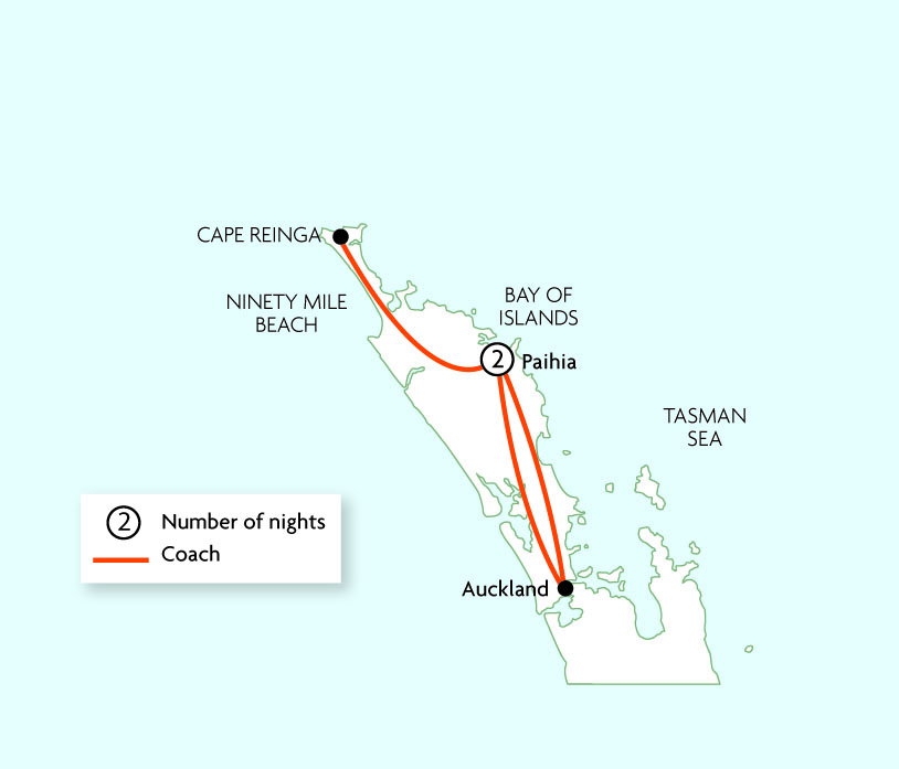 map of itinerary