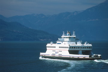 BC Ferries Powell River (YPW) to Comox (YQQ) - (Canada)