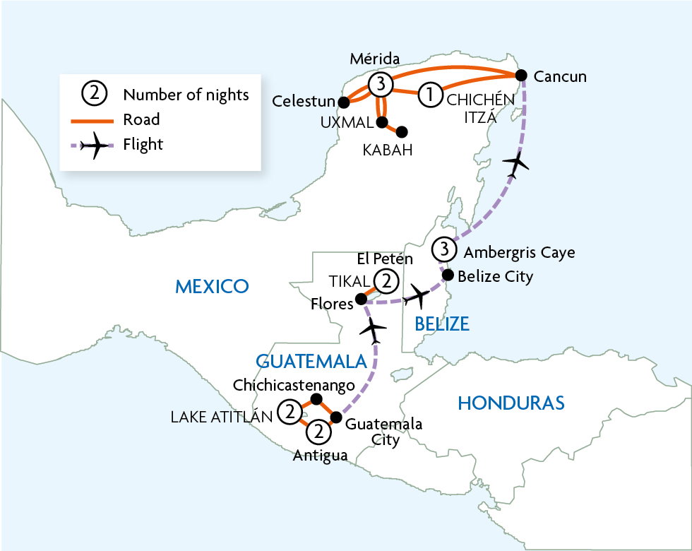 A Journey Through Guatemala, Belize and Mexico