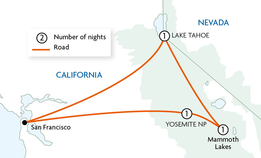 map of itinerary