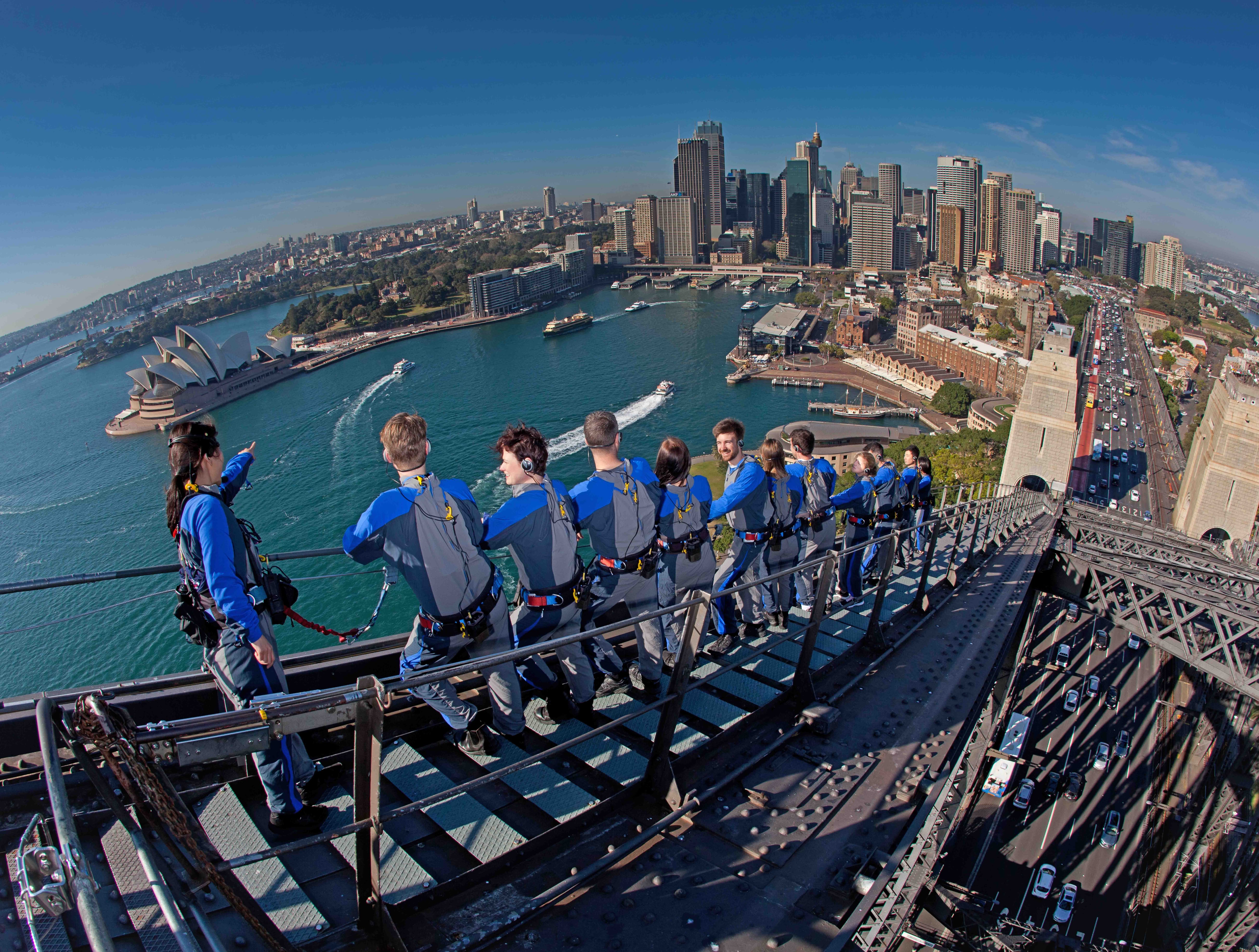 Bridge climb in Sydney, Australia