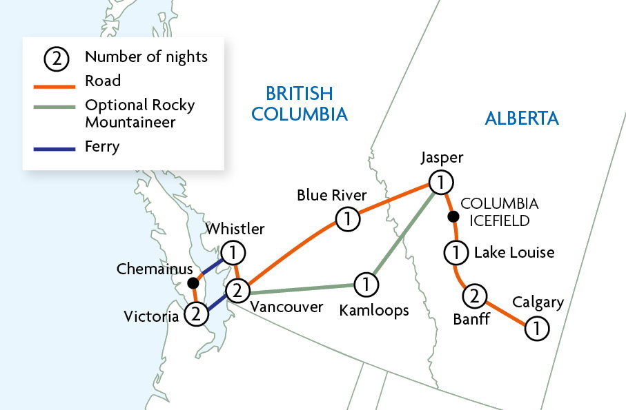 Passage Through The Rockies with Rocky Mountaineer