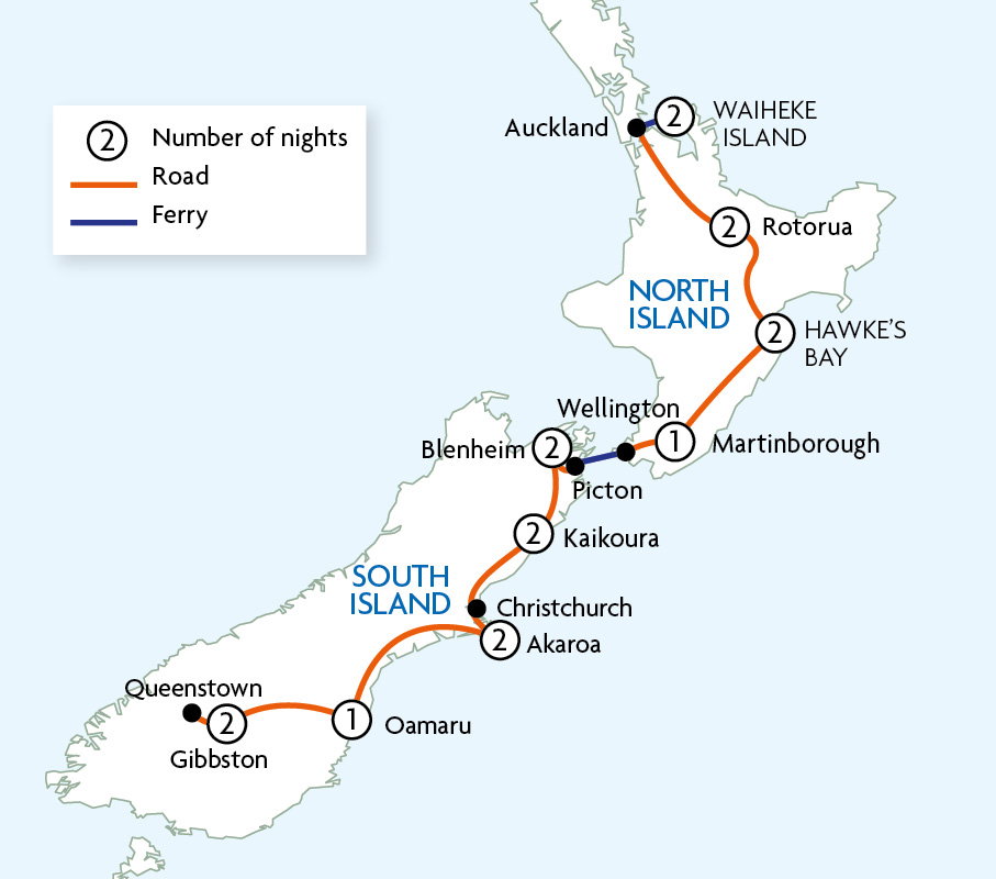 New Zealand's Food and Wine Trail