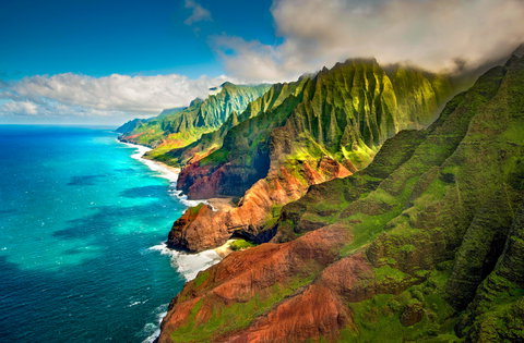 New York, Hawaii & California