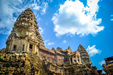 Angkor Wat on a Sunny day in Cambodia