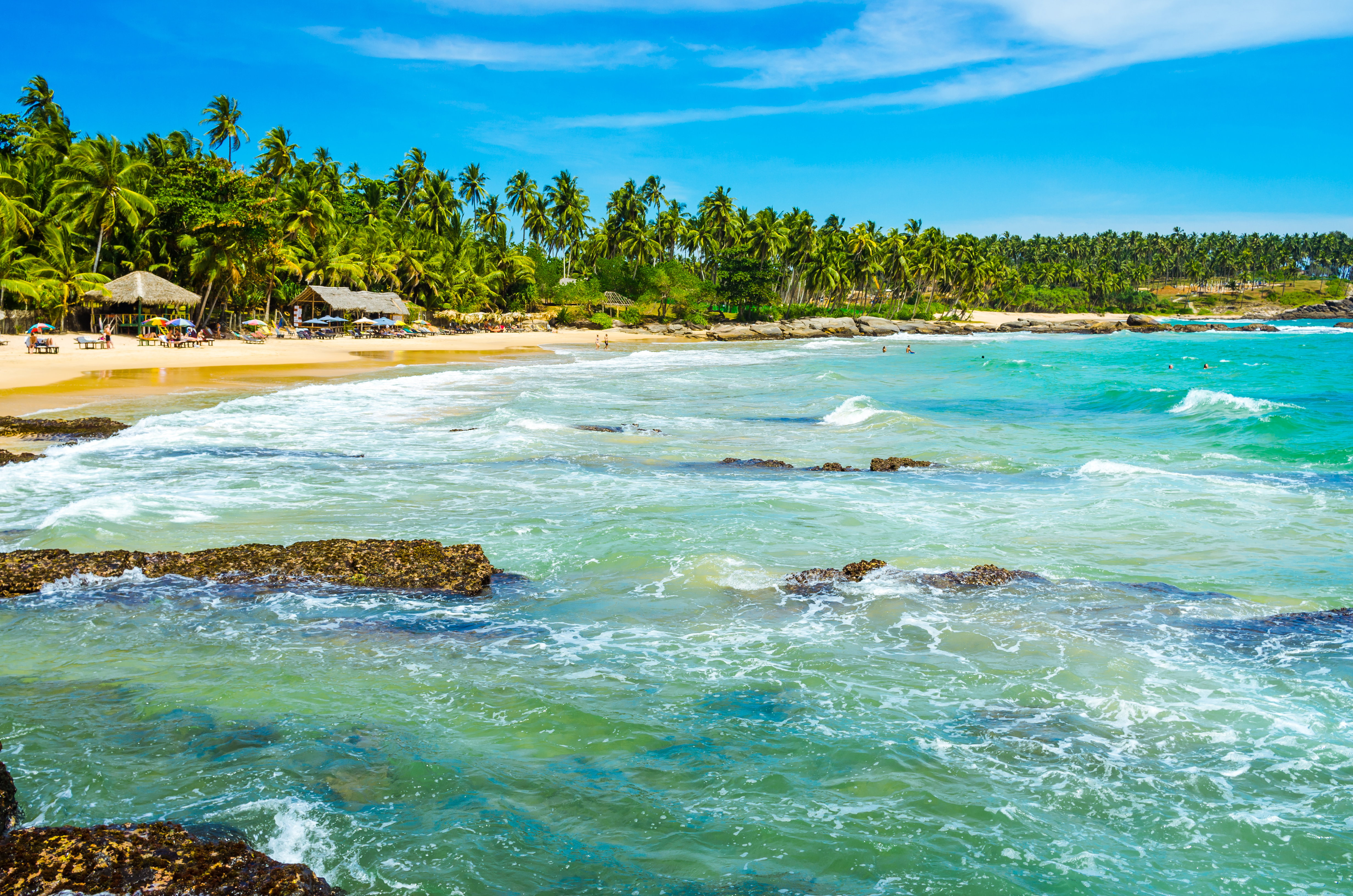 Mirissa beach in Sri Lanka