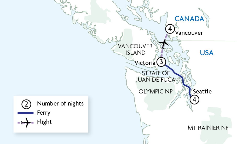 Seattle, Victoria & Vancouver Voyager