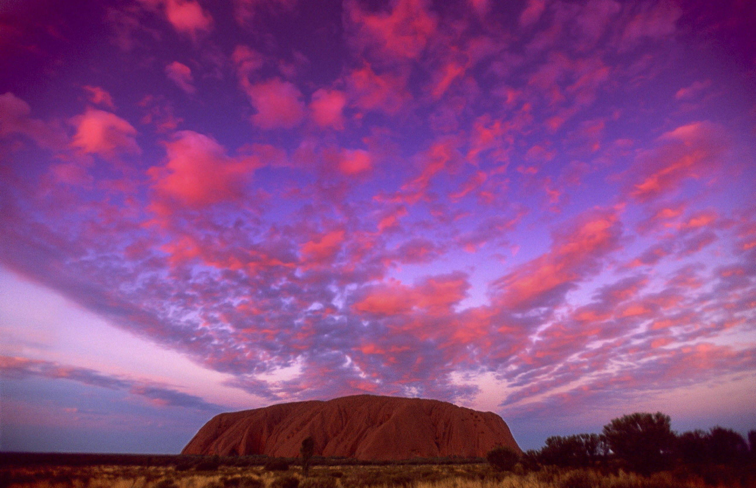 Uluru at sunset, Northern Territory, Australia
