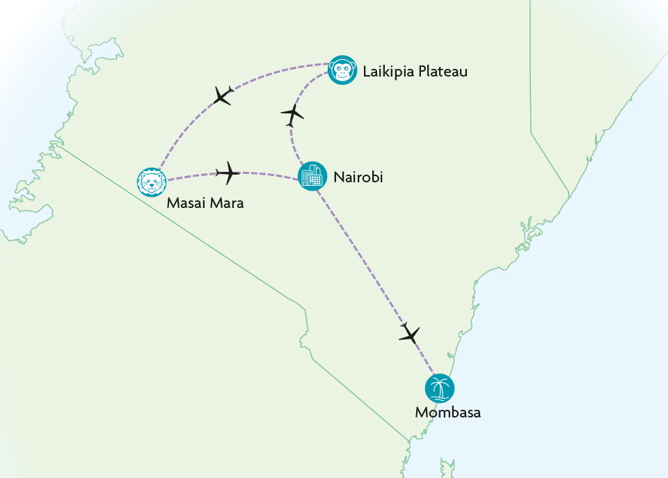 Wild Kenya & Coast