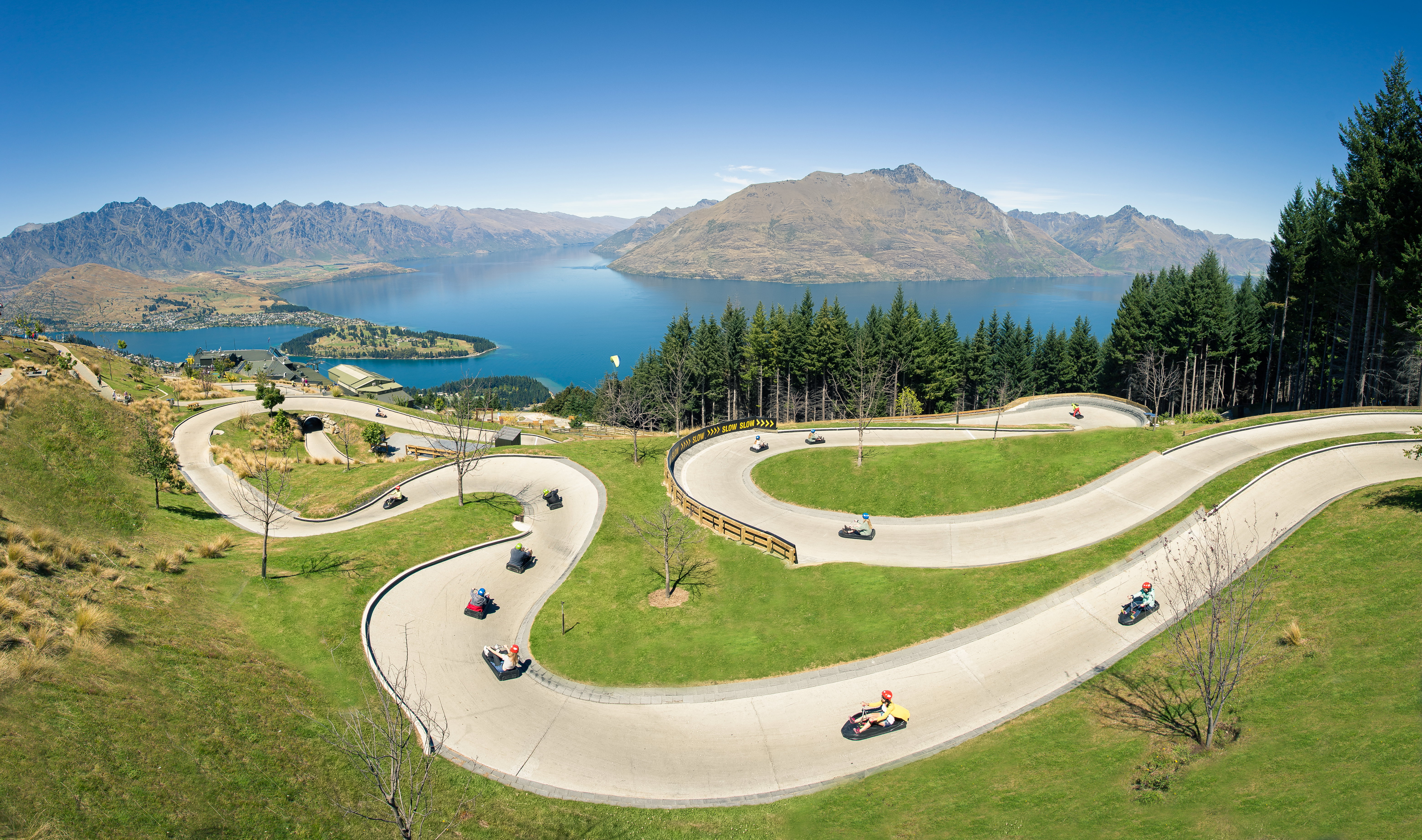 Luge in Queenstown, New Zealand