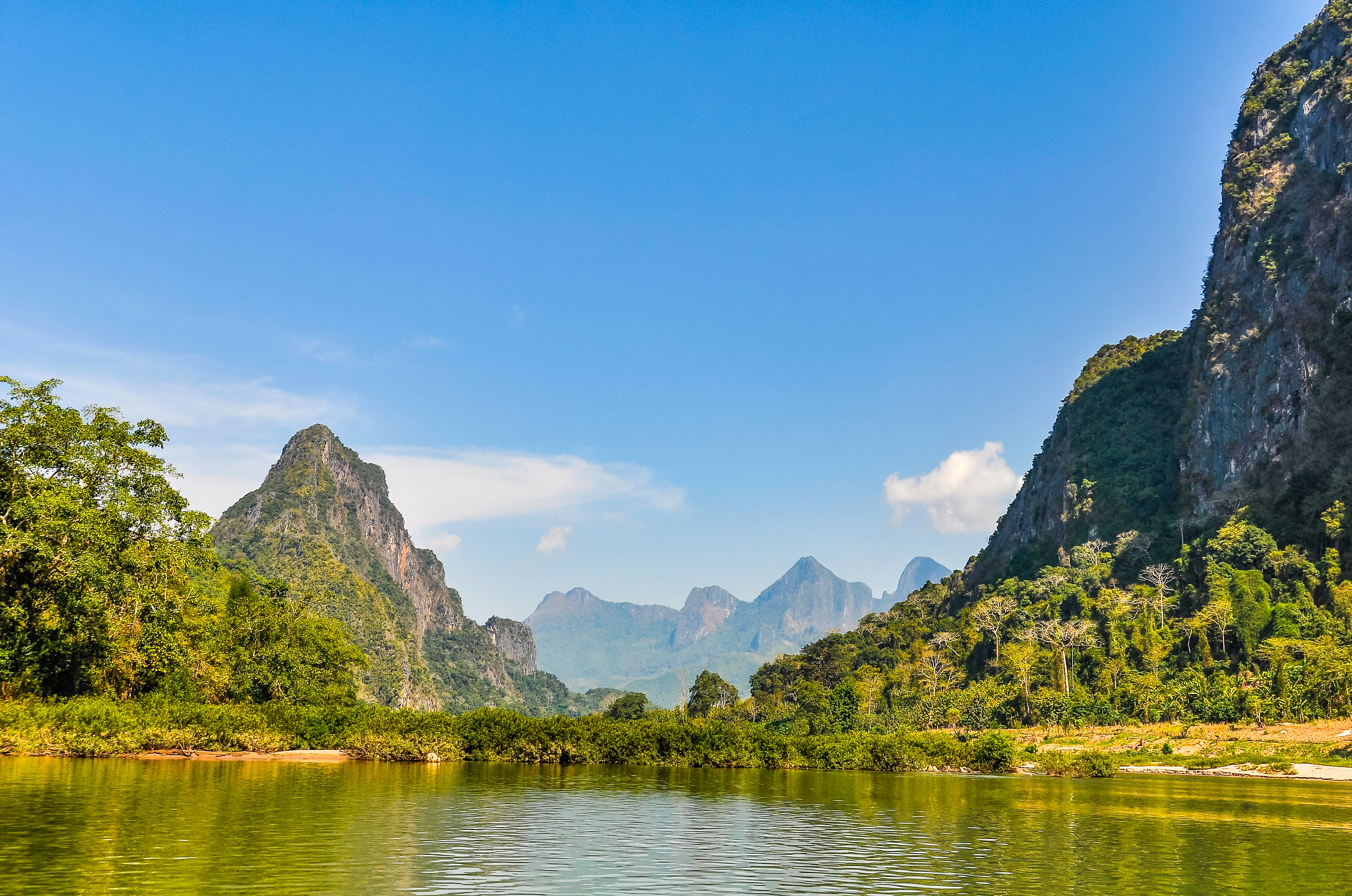 The Mekong River in Laos