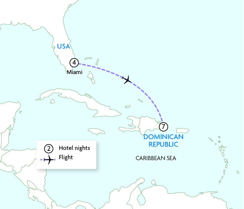 Miami & The Tropical Dominican Republic
