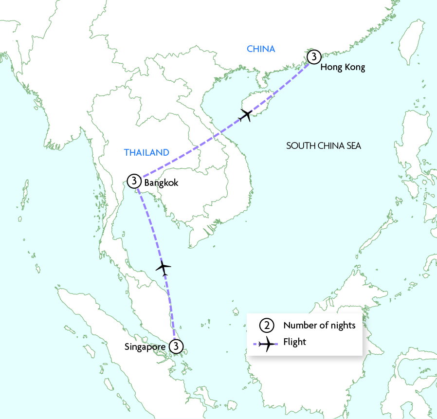 Singapore, Bangkok & Hong Kong with Mandarin Oriental