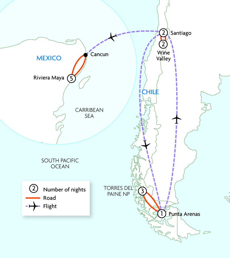 Patagonian Peaks & Mexican Beach