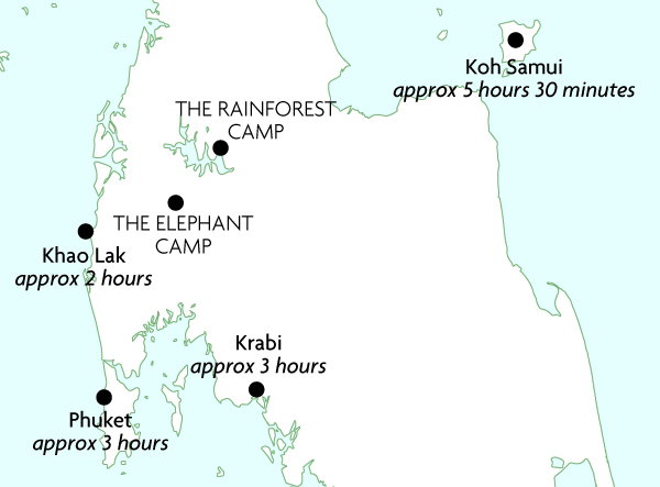 Phuket, Elephant Hills & Khao Lak
