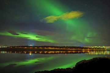 Northern Lights by Boat