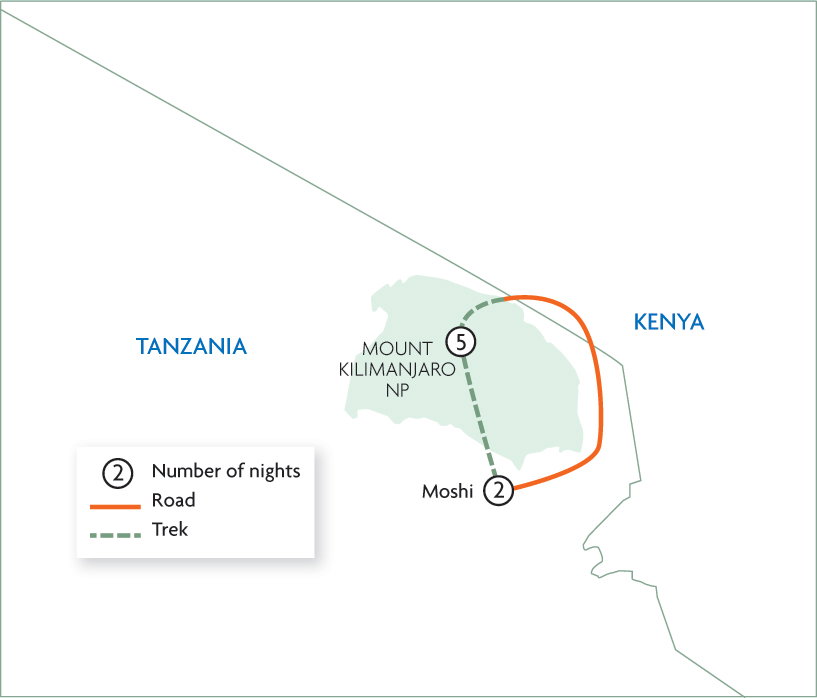 Kilimanjaro Climb - Rongai Route (Exodus)