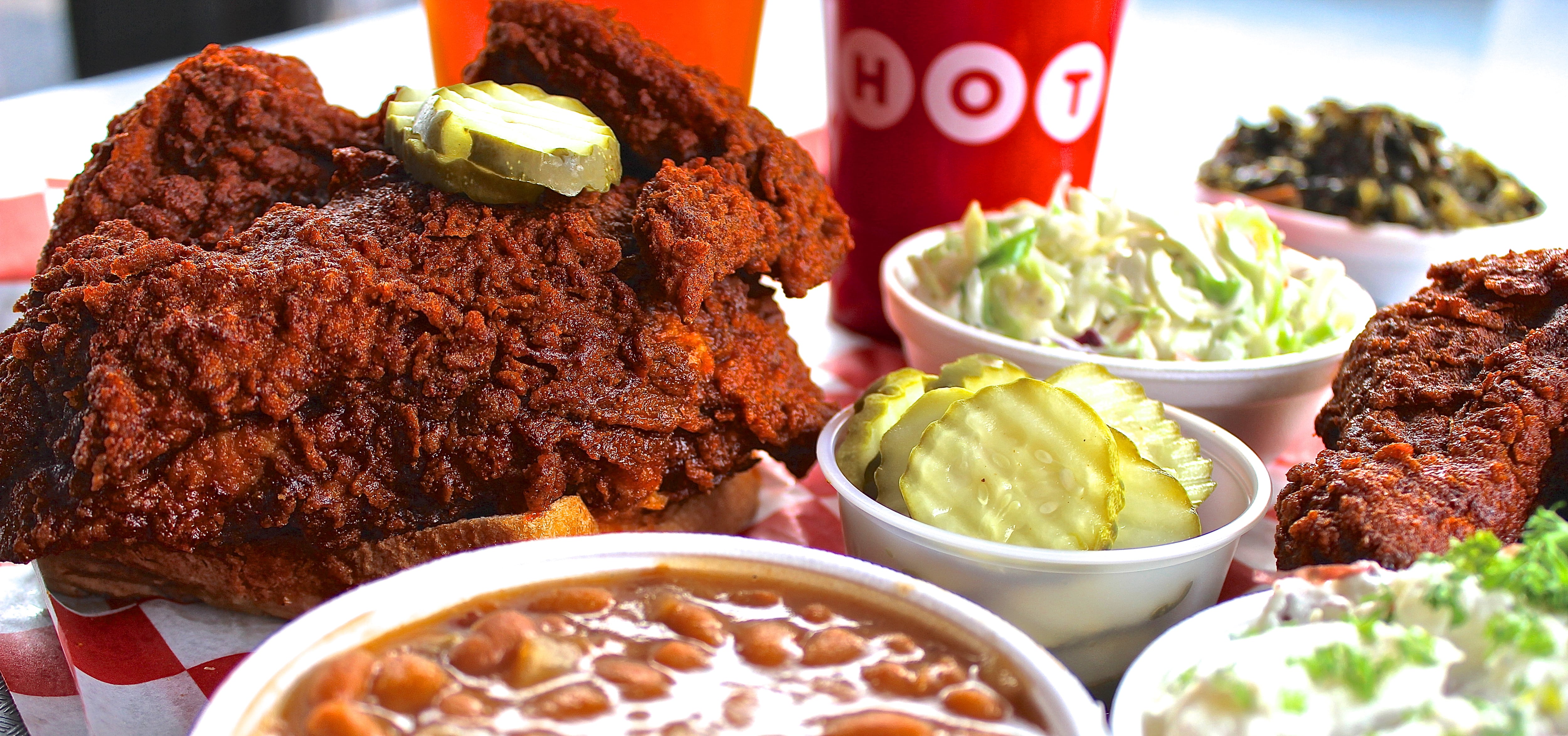 Nashville hot chicken in the USA