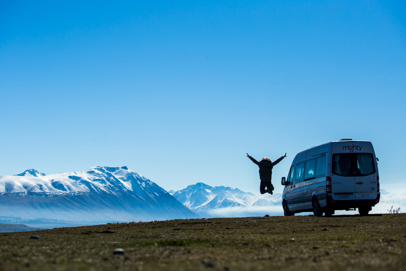 A motorhome in New Zealand