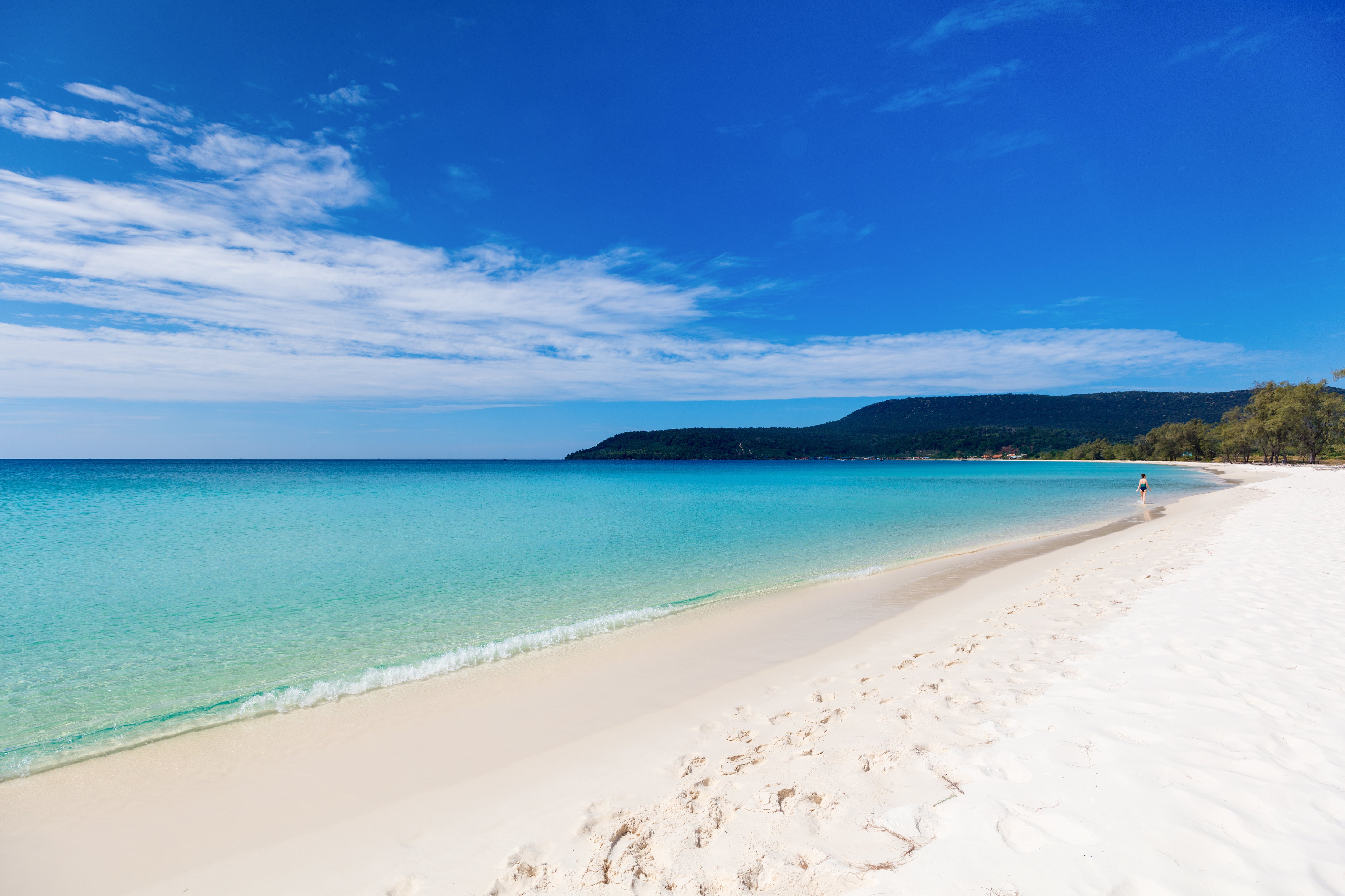 Koh Rong beach in Cambodia