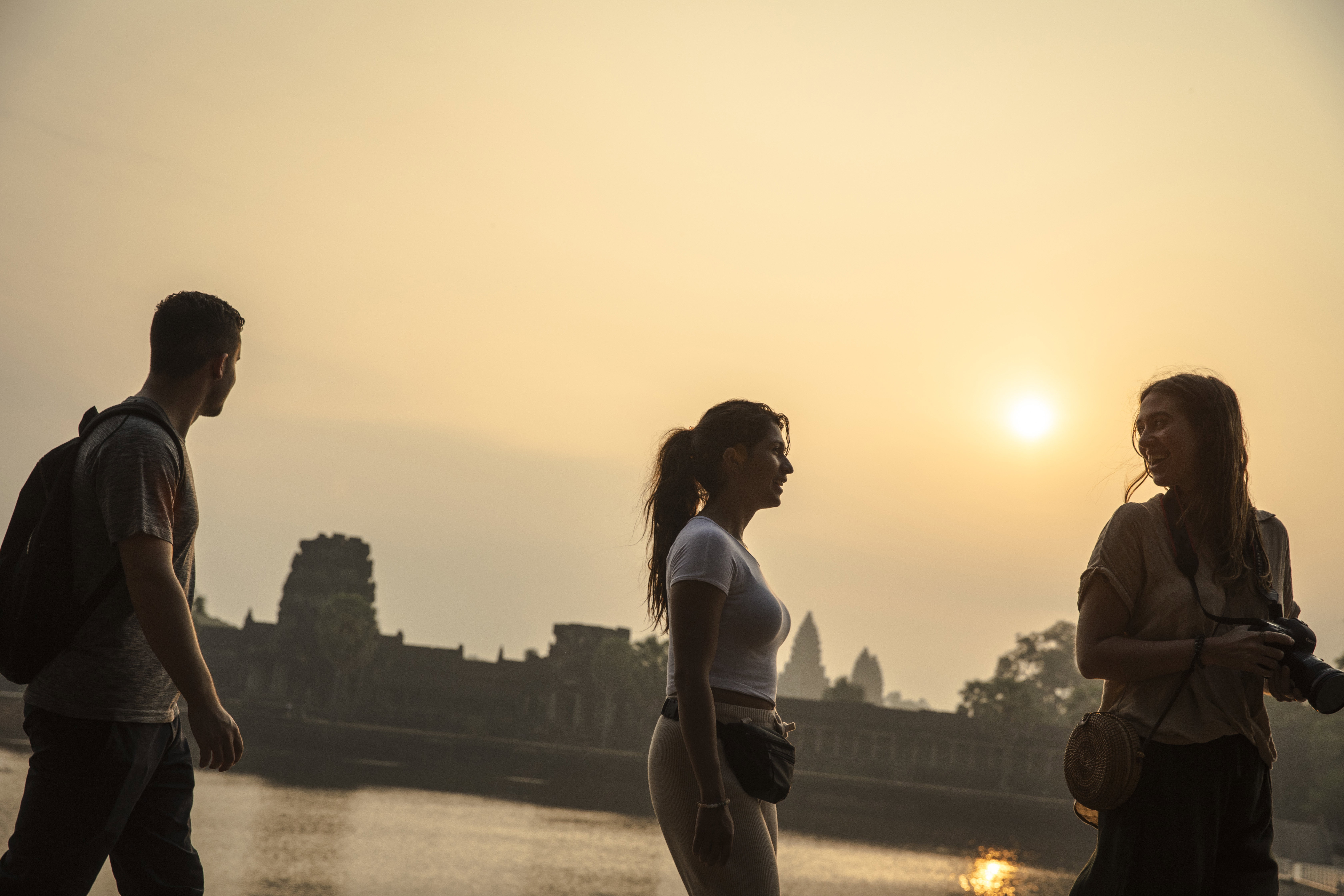 Sunrise at Angkor Wat in Cambodia