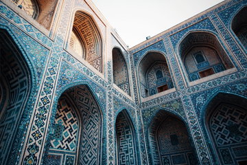 Mausoleum of the Asian conqueror Timur in Samarkand, Uzbekistan