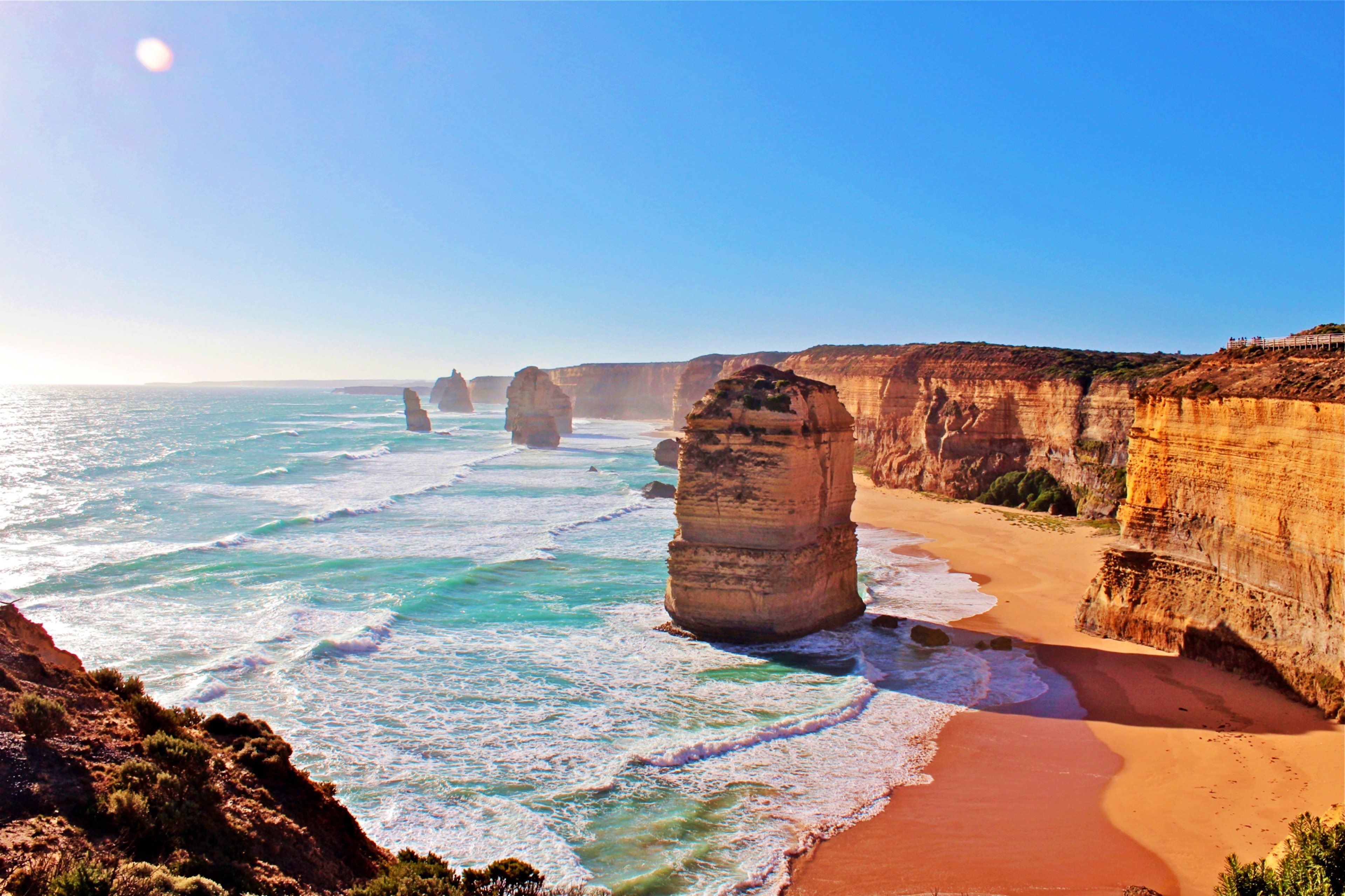 Twelve Apostles rock formations, Great Ocean Road, Victoria, Australia