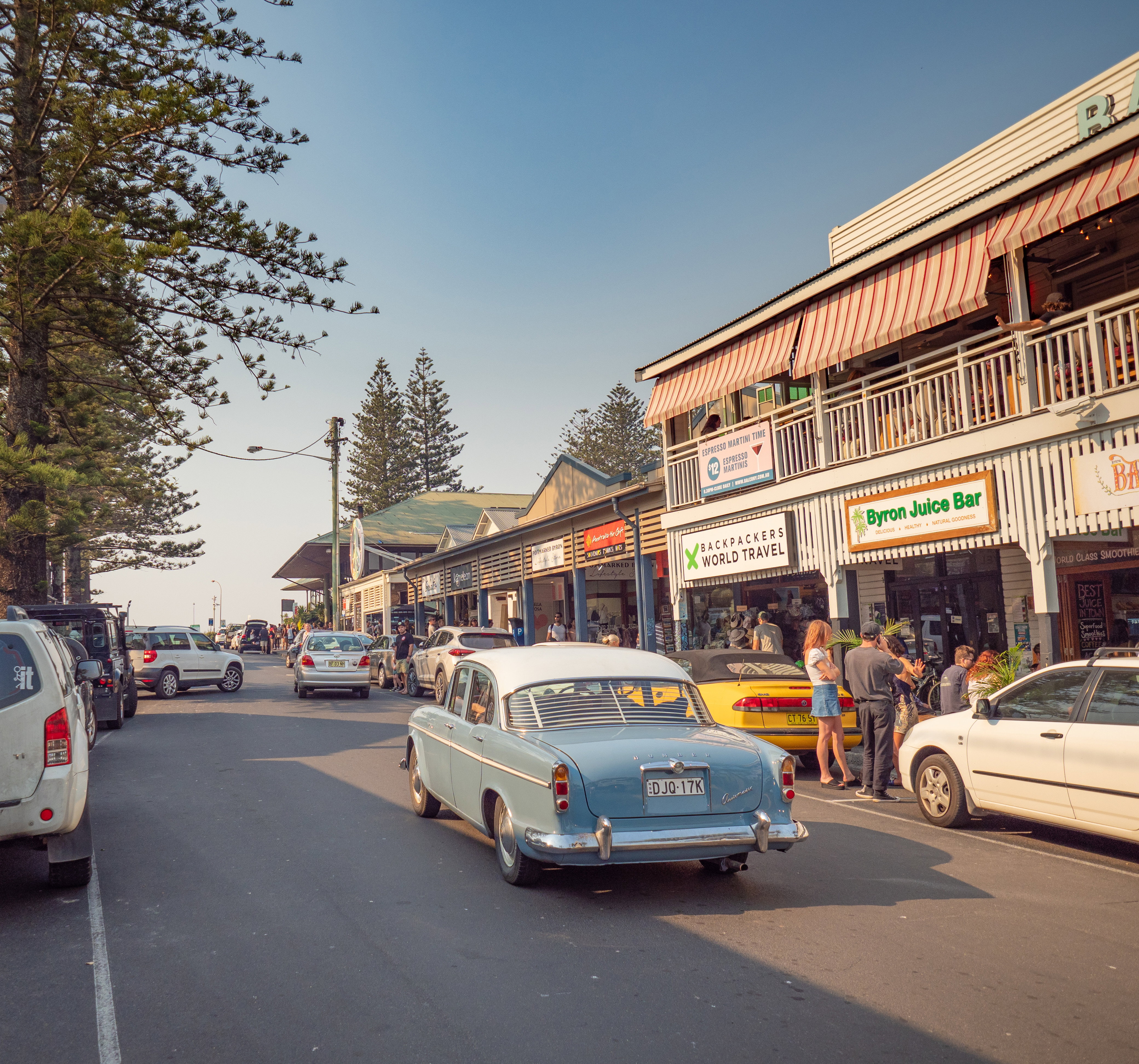 A classic car in Byron Bay, Australia