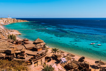 Red Sea Coastline In Sharm El Sheikh, Egypt