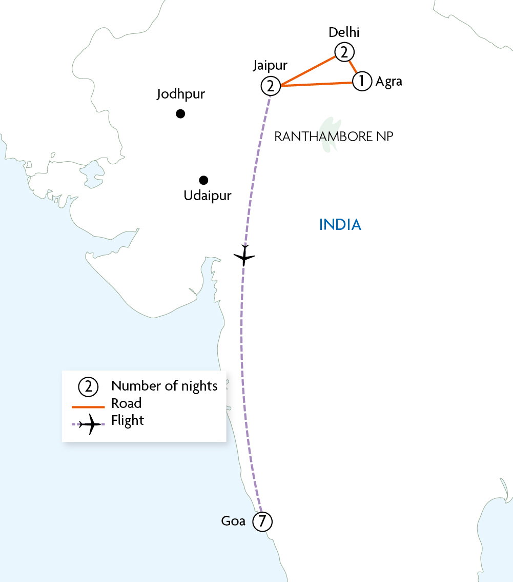 Golden Triangle & Goa