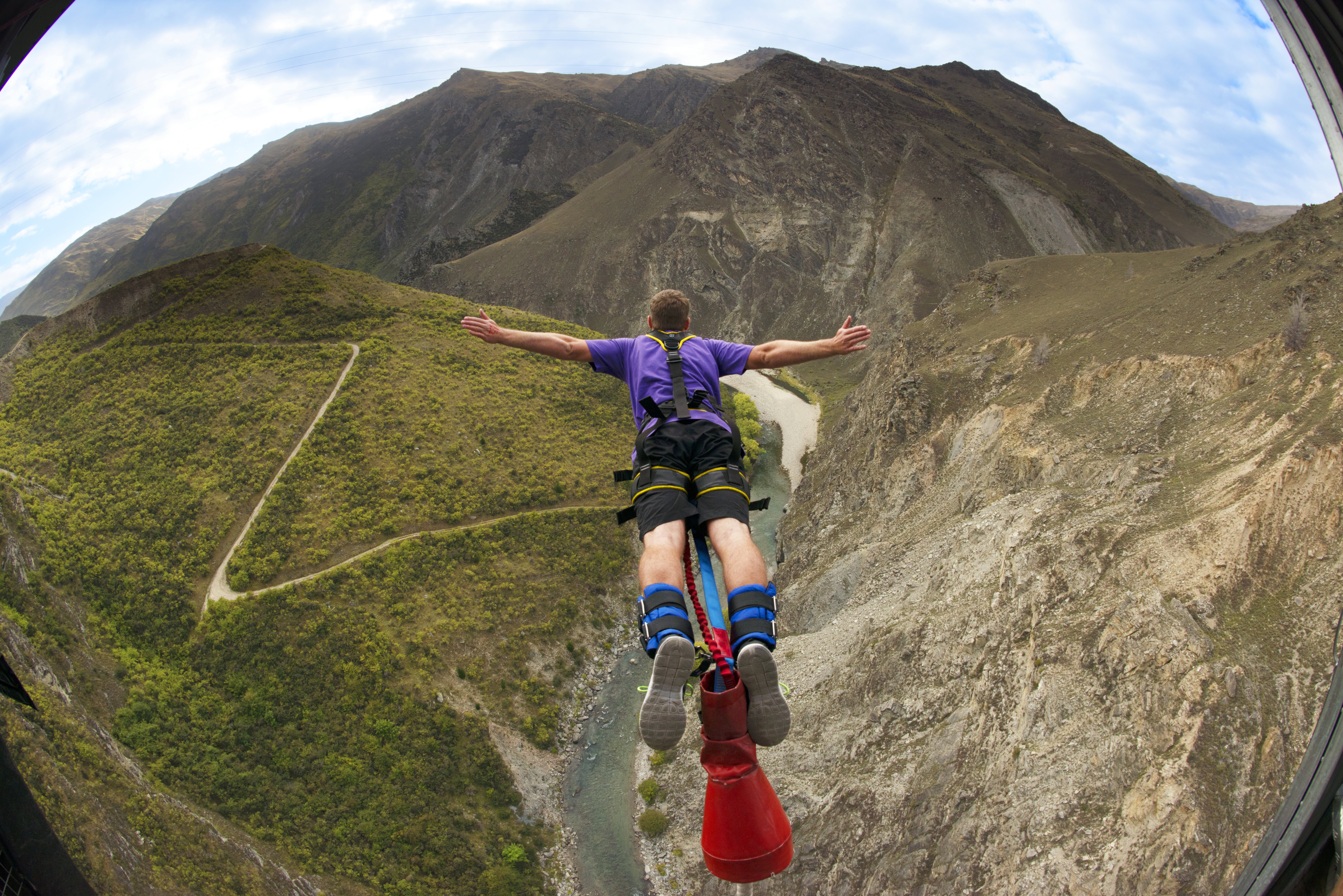 Bungy jumping in New Zealand