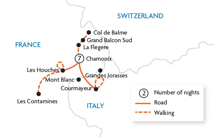 Mont Blanc Hiking Highlights
