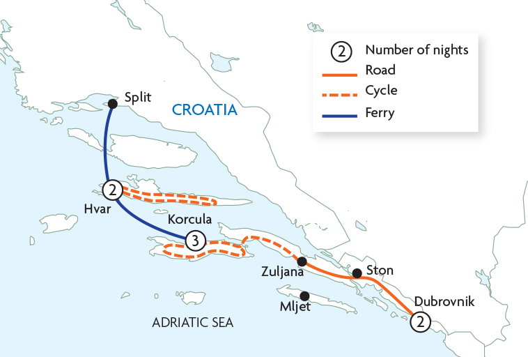 Cycling The Dalmatian Coast